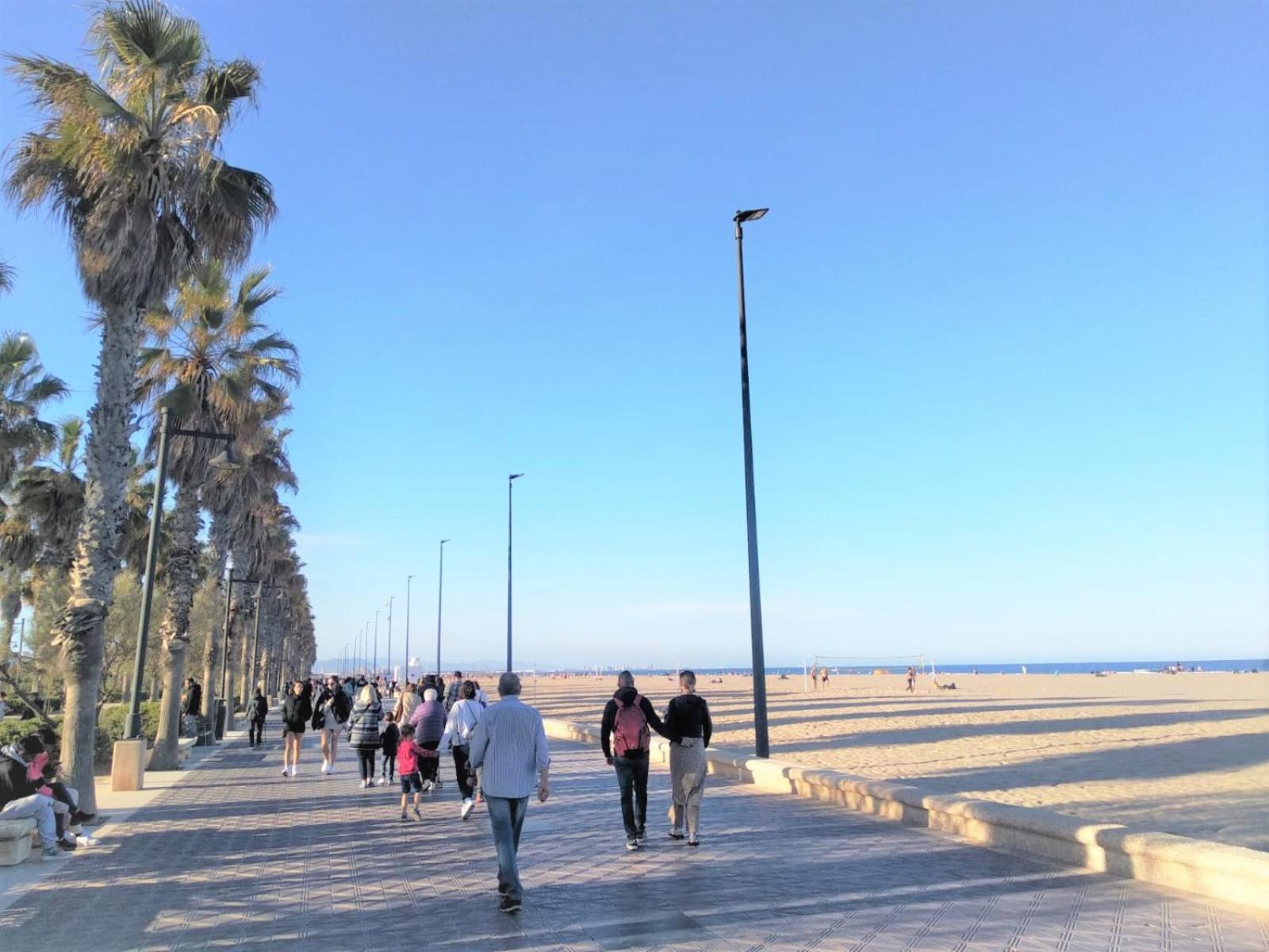 Apartamento Valencia Malvarrosa Dış mekan fotoğraf